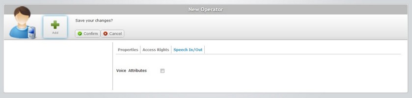 New Operator Speech In Out Tab