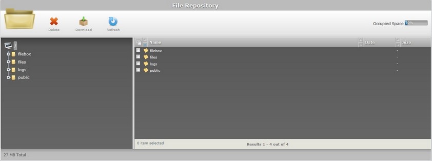 File Repository Page