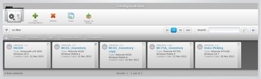 Site Configurations0B