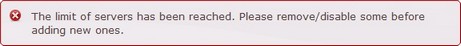 Error Message_Server Limits