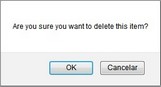 Item Delete Confirmation