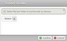 Device Group Details Select Folder