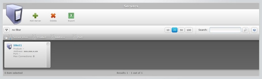 Servers Page_non NCL Net server